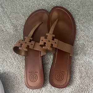 Tan Tory Burch sandals